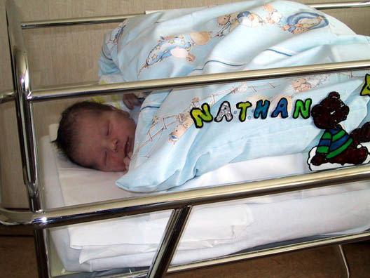 n Nathan dans son lit